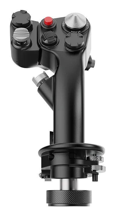 Moza Racing MH16 Flight Stick Schwarz Rot Aluminium 99mm 213,5mm