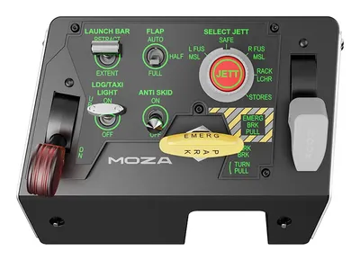 Simulationspanel Moza Racing MTLP AS009 25 programmierbare Steuerungen Metall