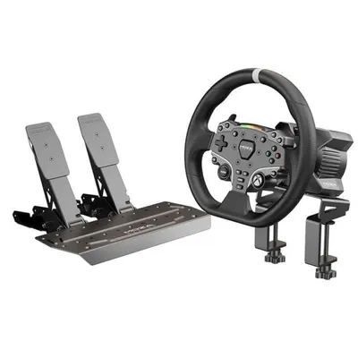 Rennlenker Moza RS053 mit Pedalen für Sim Racing R3 PC