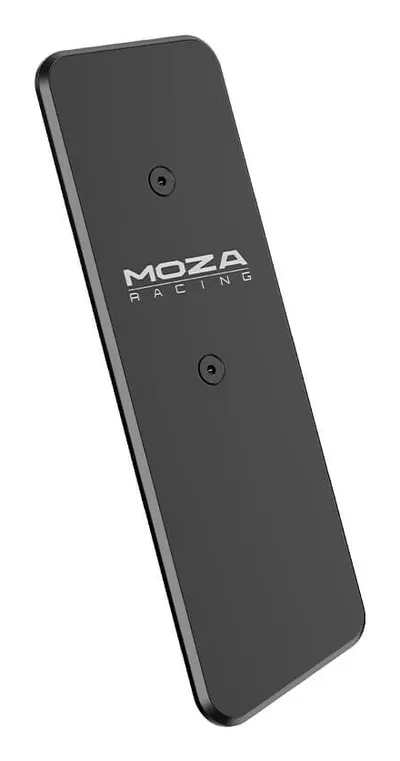 Pedal-Befestigungsplatte Moza Racing RS073 Aluminium Schwarz 60 mm x 185 mm