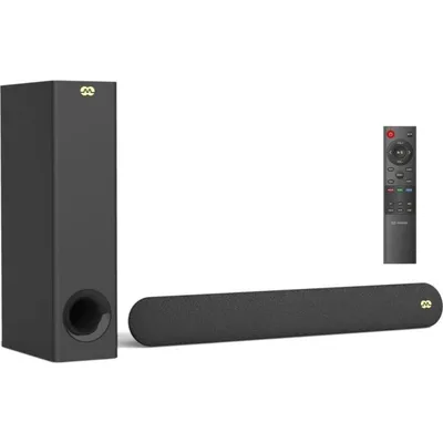 Mozos Cinema Soundbar 2.1 80W RMS Bluetooth 5.0 HDMI ARC USB