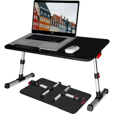 Mesa Gaming Mozos 17" MDF Klappbar Antirutsch Schwarz Verstellbar