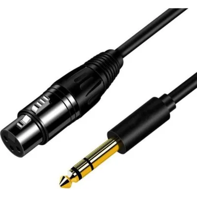 XLR zu Jack 6,35 mm Audiokabel Mozos 3 m