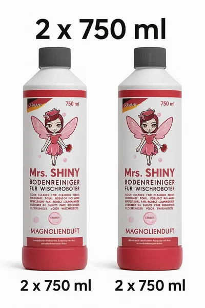 Mrs Shiny Wischroboter Mrs. Shiny-Bodenreiniger für Wischroboter 750ml Konzentrat