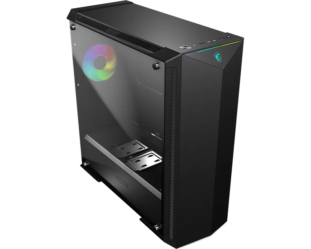 MSI MPG Gungnir 100 Tempered Glass USB 3.0 ARGB Schwarz