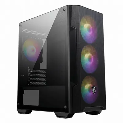 MSI MAG FORGE M100A RGB USB 3.2 Schwarz mit Fenster