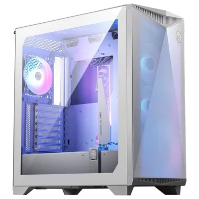 MSI MPG GUNGNIR 300R AIRFLOW gehärtetes Glas USB 3.2 weiß