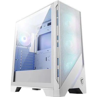 MSI MAG FORGE 320R AIRFLOW ARGB Mid-Tower mATX gehärtetes Glas USB 3.2 weiß