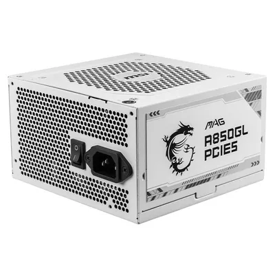 MSI MAG A850GL PCIE5 850W 80 PLUS Gold Modular Weiß