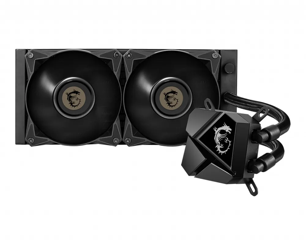 Flüssigkeitskühlung MSI MAG CoreLiquid P240 240mm 2 Lüfter Schwarz