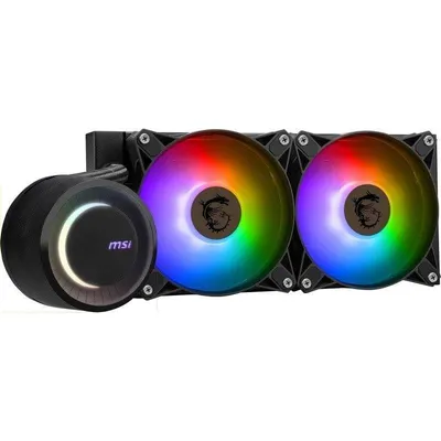 Flüssigkeitskühlung MSI MAG CORELIQUID E240 240mm 2 Lüfter ARGB