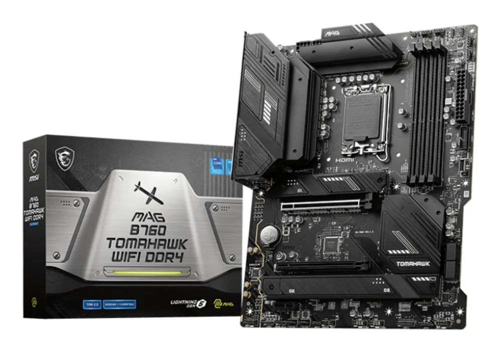 MSI MAG B760 TOMAHAWK WIFI DDR4 | 7d96-001r | Intel - LGA 1700