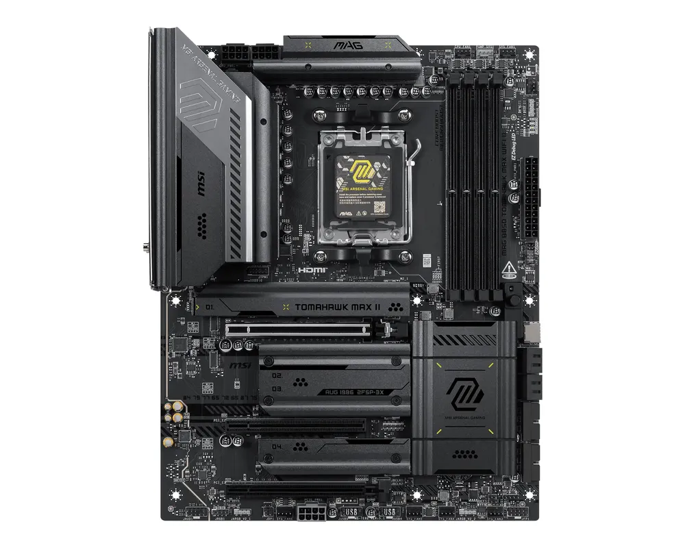Motherboard MSI MAG B850 TOMAHAWK MAX WIFI II B850 AM5 DDR5 ATX WiFi 7 PCIe 5.0 RGB