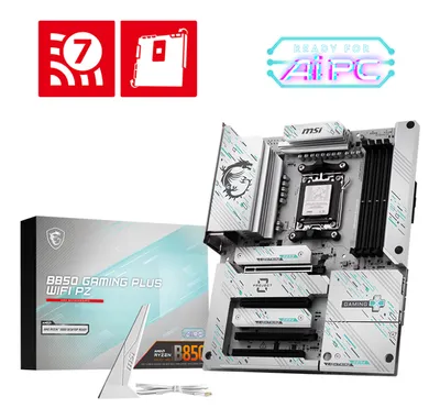 Motherboard MSI B850 GAMING PLUS WIFI PZ B850 Sockel AM5 DDR5 ATX WiFi 7 PCIe 5.0 5GbE M.2 RAID