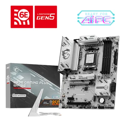 Mainboard MSI B850 ATX Sockel AM5 GAMING PLUS WiFi 6E RGB RAID 7.1ch 256GB DDR5