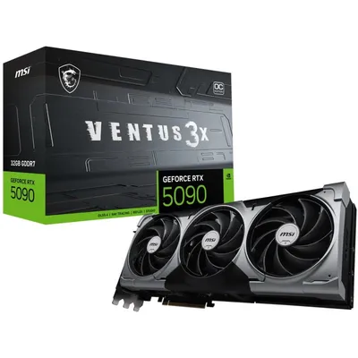 MSI GeForce RTX 5090 VENTUS 3X OC 32GB GDDR7 Reflex 2 RTX AI DLSS4