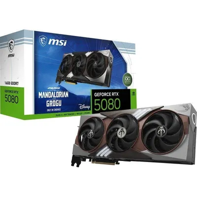 Grafikkarte MSI GeForce RTX 5080 The Mandalorian and Grogu OC 16GB GDDR7 Reflex 2 RTX AI DLSS4