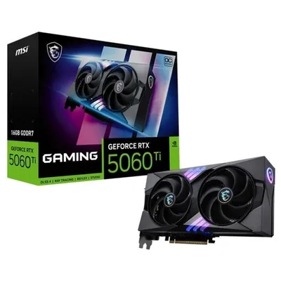 Grafikkarte MSI GeForce RTX 5060 Ti GAMING OC 16GB GDDR7 Reflex 2 RTX AI DLSS4