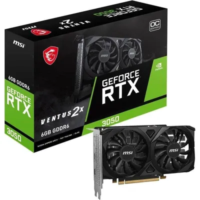 Grafikkarte MSI GeForce RTX 3050 VENTUS 2X E OC 6GB GDDR6