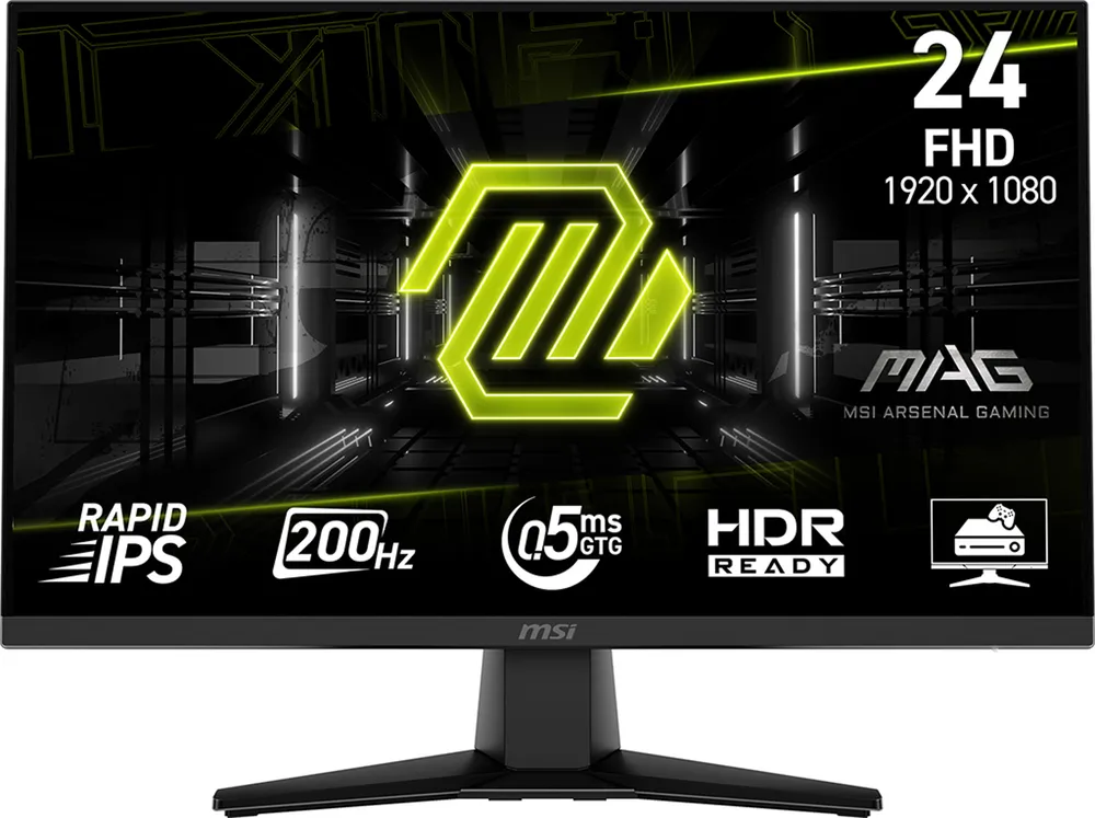 MSI | Monitor | 24" | MAG 242F | 1920 x 1080 FHD | 200 Hz | 0,5 ms