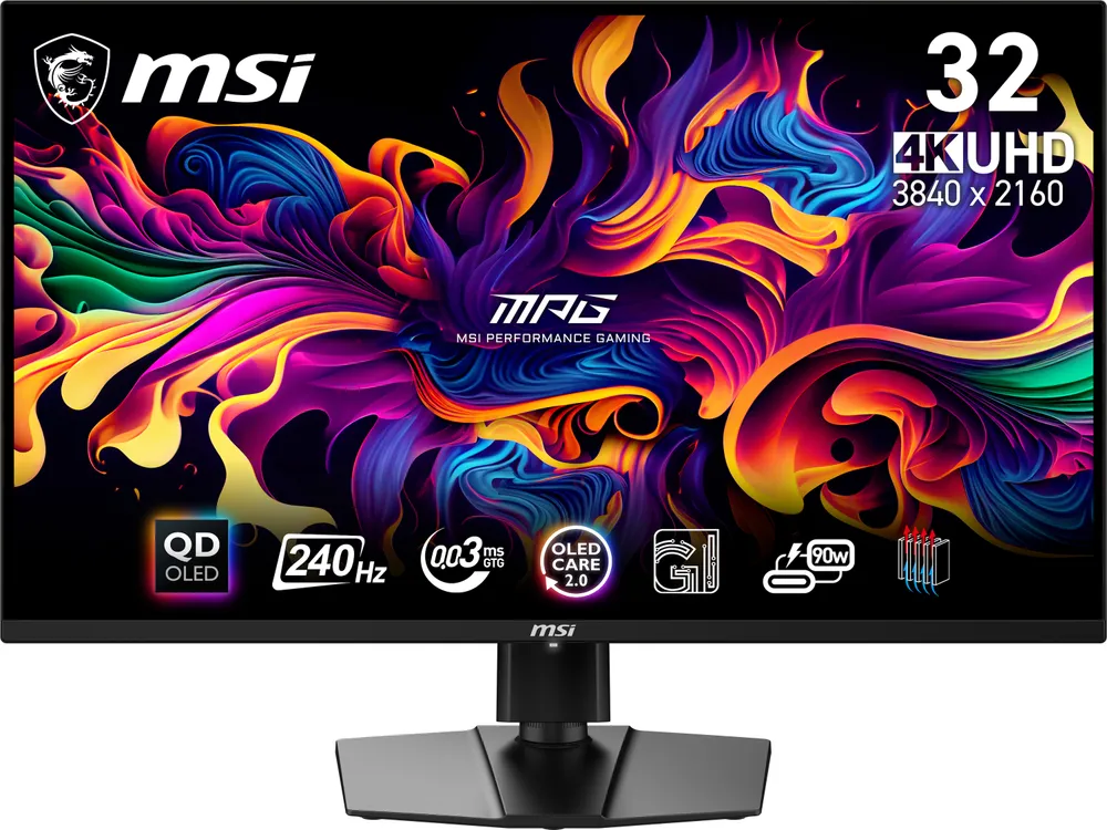Monitor MSI MPG 321URX QD-OLED 31.5" UltraHD 4K 240Hz QD-OLED FreeSync Premium Pro USB-C