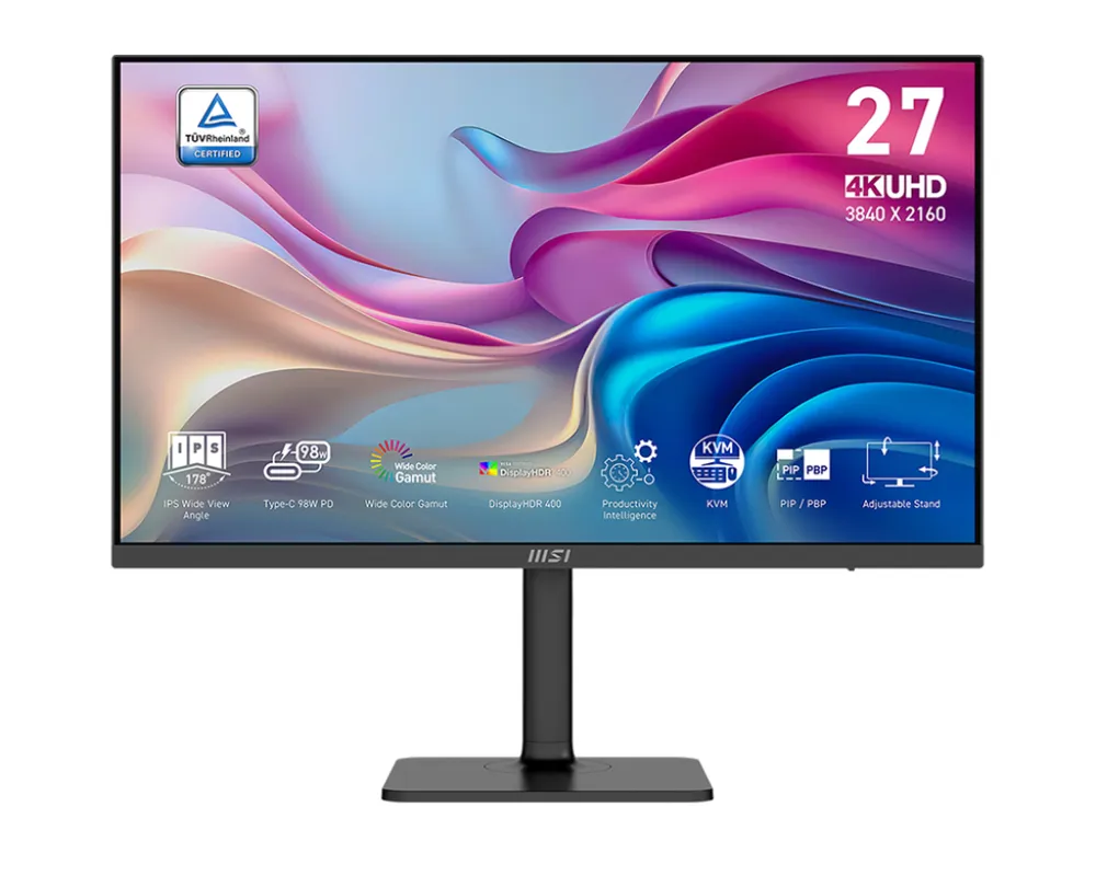 MSI Modern MD272UPHGDE | 9s6-3pb19h-271 | 27" 4K UHD IPS 60Hz - 4ms