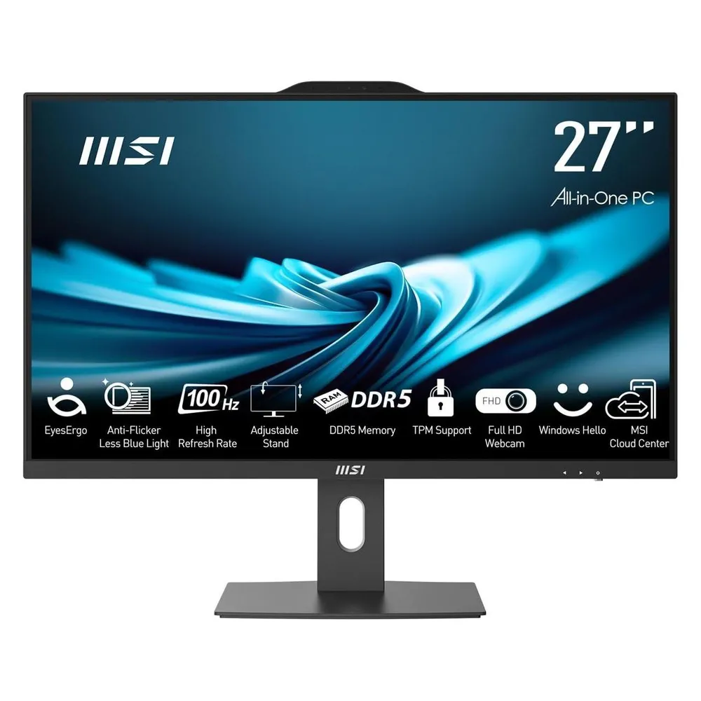 MSI PRO AP272P 14M-886XEU Intel Core i7 16GB 1TB SSD 27" FHD IPS Webcam