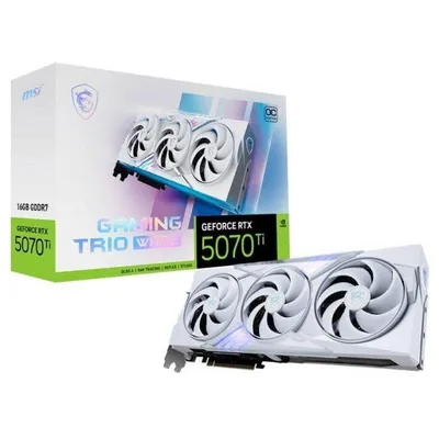 MSI GeForce RTX 5070 Ti GAMING TRIO OC Grafikkarte 16GB GDDR7 RTX Reflex 2 DLSS4 KI RTX AI DisplayPort 2.1
