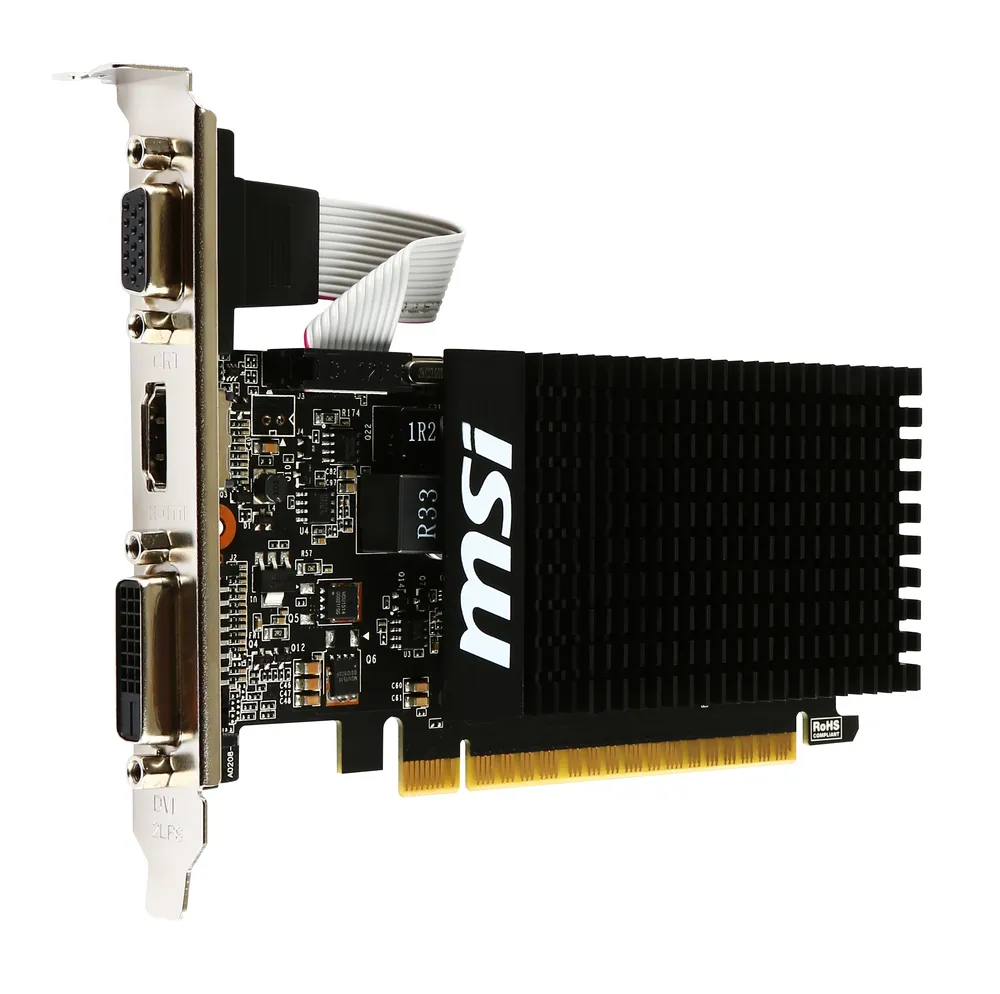 Grafikkarte MSI GeForce GT710 2GB DDR3 Low Profile