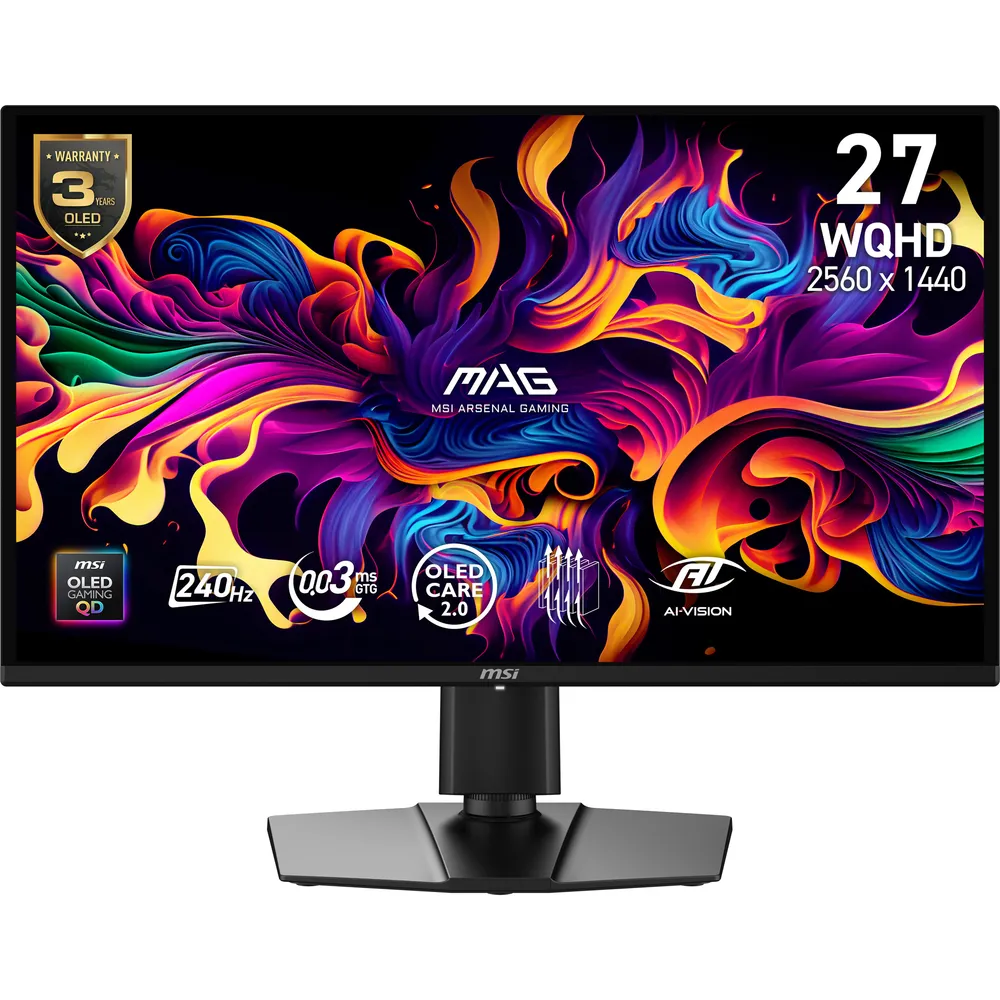 Monitor MSI MAG 274QP QD-OLED X24 27" WQHD 240Hz QD-OLED HDR 0,03ms