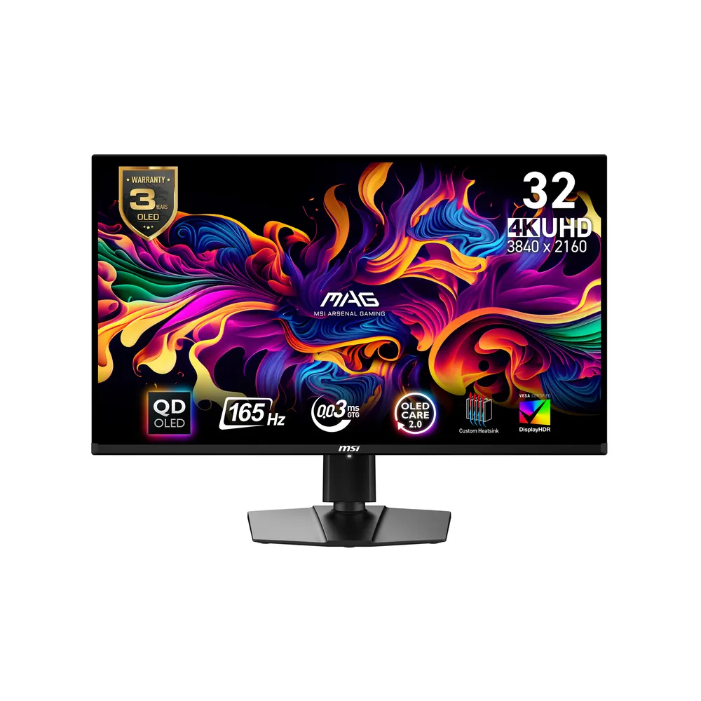 Monitor MSI MAG 321UP 31.5" UltraHD 4K 165Hz QD-OLED 1ms Pivot Höhenverstellbar