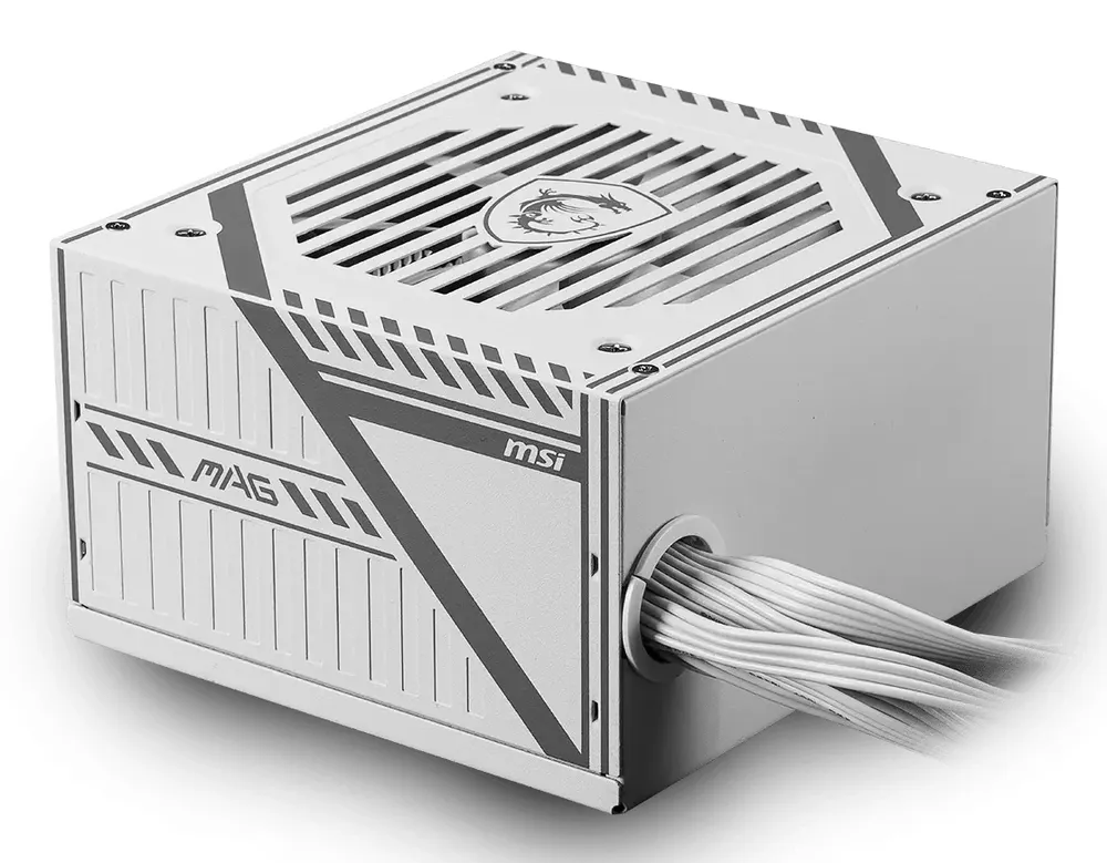 Netzteil MSI 650W 80+ Bronze ATX Weiß Moderne Effiziente Kühlung Schutztechnik