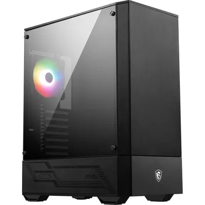 MSI MAG Forge 110R Mid Tower mit USB 3.2 Fenster Schwarz