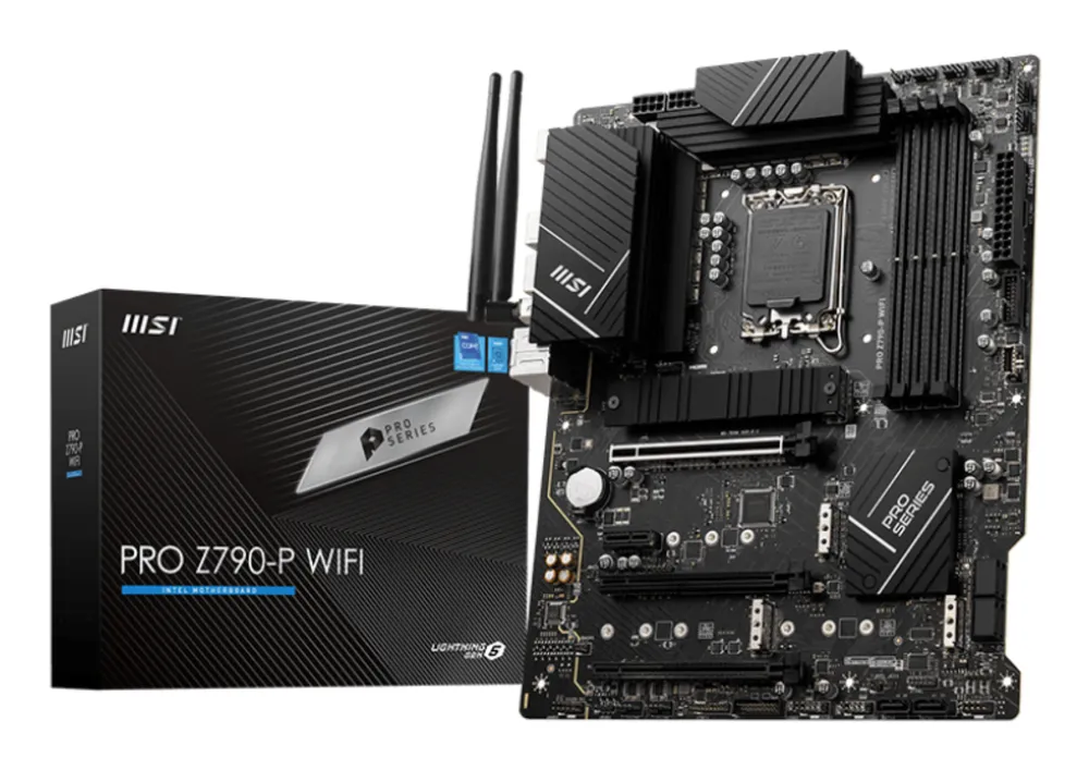 Motherboard MSI PRO Z790-P WIFI Intel Z790 LGA 1700 DDR5 ATX WiFi 6 Bluetooth 5.3