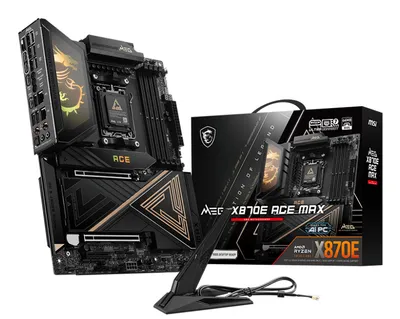 Motherboard MSI MEG X870E ACE MAX X870E AM5 DDR5 ATX WiFi 7 USB4 PCIe 5.0 10GbE
