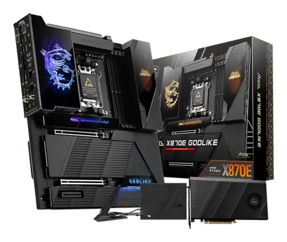 Motherboard MSI MEG X870E GODLIKE X870E AM5 DDR5 Extended ATX WiFi 7 5GbE