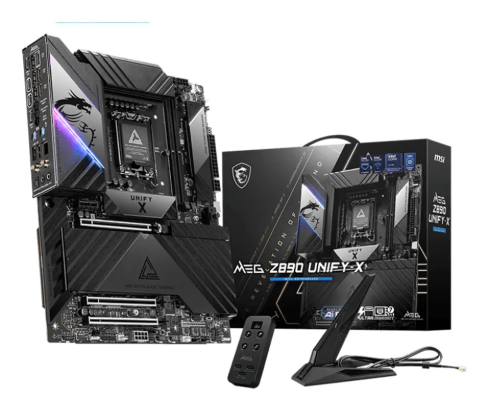 Motherboard MSI MEG Z890 UNIFY-X Z890 LGA1851 DDR5 ATX WiFi 7 Thunderbolt 4 PCIe 5.0
