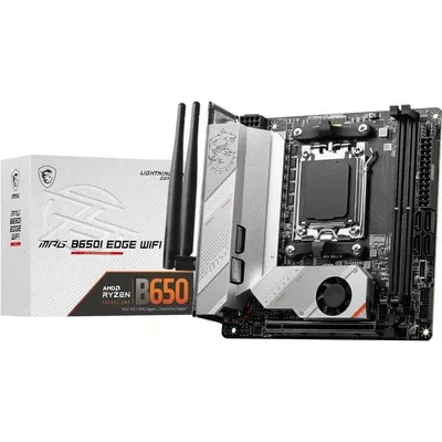 Motherboard MSI MPG B650I EDGE WIFI AMD B650 Sockel AM5 DDR5 Mini-ITX WiFi 6E 2.5GbE M.2 RAID