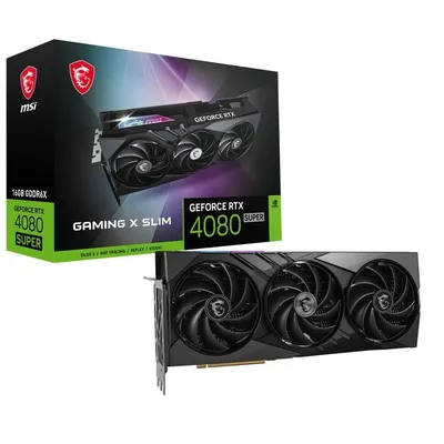 MSI GeForce RTX 4080 SUPER GAMING X SLIM 16 GB GDDR6X DLSS3