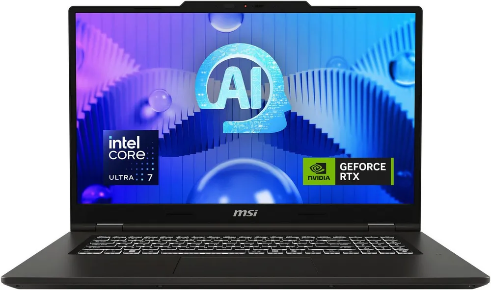 MSI Venture Pro 17 AI A1UDXG-017 Notebook (43,9 cm/17,3 Zoll, Intel Core Ultra 5 125H, GeForce RTX 3050, 16 GB, 1000 GB SSD)