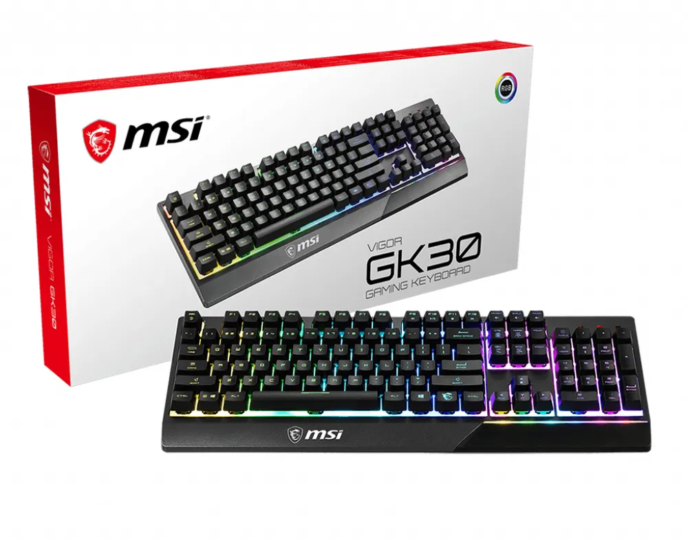 MSI Vigor GK-30 Gaming Keyboard, verkabelt Tastatur