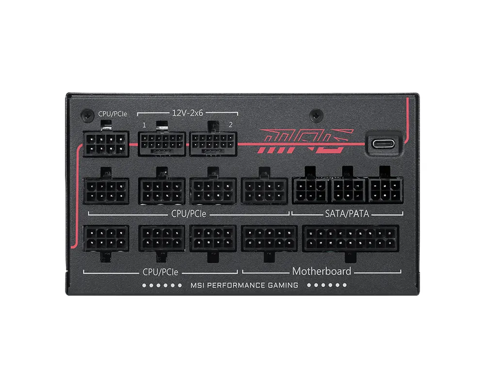 Netzteil MSI MPG Ai1300TS PCIE5 1300W 80 PLUS Titanium modular