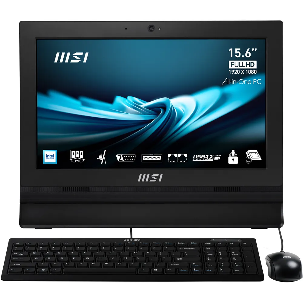 MSI Pro AP162T ADL-042XEU Intel N100 8GB 256GB SSD UHD Graphics Touch Wi-Fi 6E
