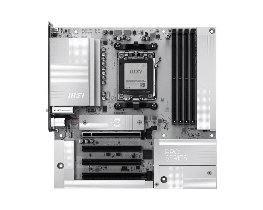 Motherboard MSI PRO B850M-A WIFI PZ AMD B850 Sockel AM5 DDR5 mATX Wi-Fi 7
