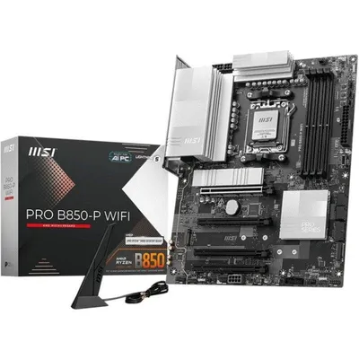 Motherboard MSI PRO B850-P WIFI AMD B850 Sockel AM5 DDR5 ATX WiFi 7 5GbE PCIe 5.0 M.2 RAID