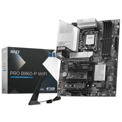 Motherboard MSI PRO B860-P WIFI Intel B860 LGA1851 DDR5 ATX WiFi 7 Thunderbolt 4 PCIe 5.0