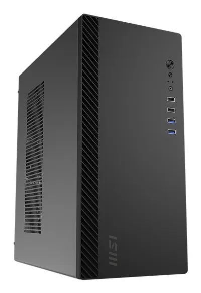PC-Gehäuse MSI PRO SHIELD M100P Midi Tower Schwarz Micro ATX Mini-ITX