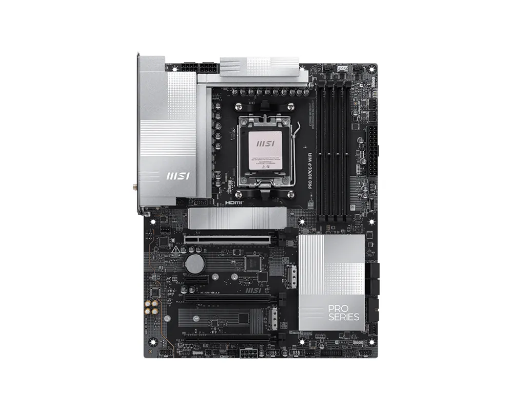 Motherboard MSI PRO X870E-P WIFI X870E AM5 DDR5 ATX WiFi 7 PCIe 5.0 RGB