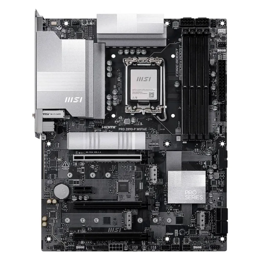 Motherboard MSI PRO Z890-P WIFI6E Intel Z890 LGA 1851 DDR5 ATX WiFi 6E Bluetooth 5.3