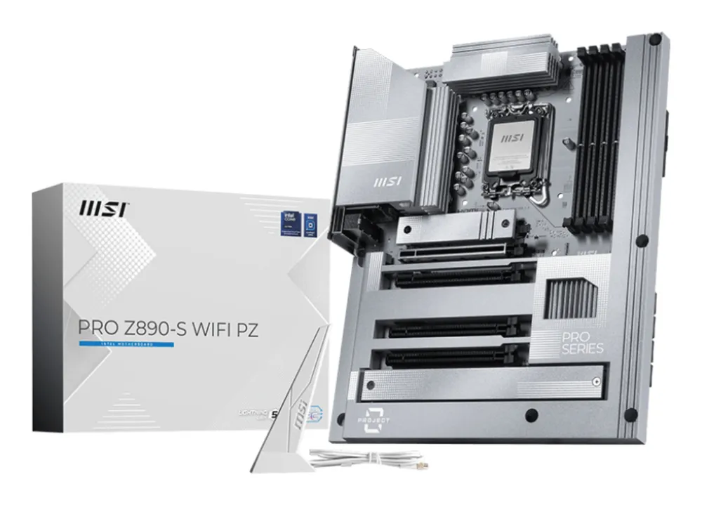 Placa Base MSI Intel Z890 LGA 1851 ATX PRO Z890-S WIFI PZ Wi-Fi 7 PCIe 5.0